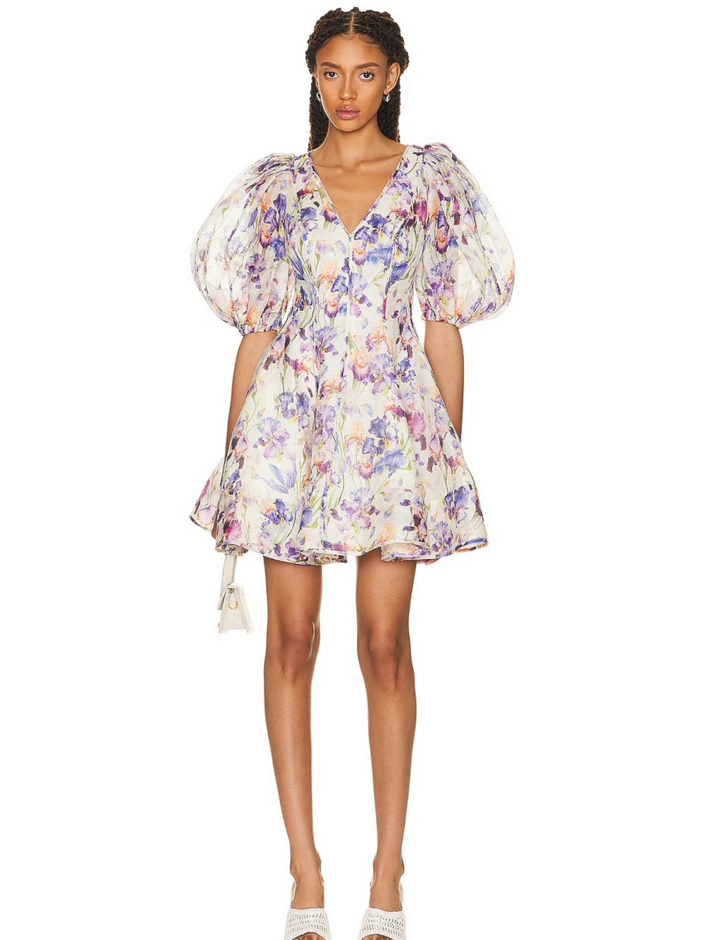 NWOT Zimmermann Tama Puff Sleeve Mini Dress AUS2-US8 - Picture 6 of 8